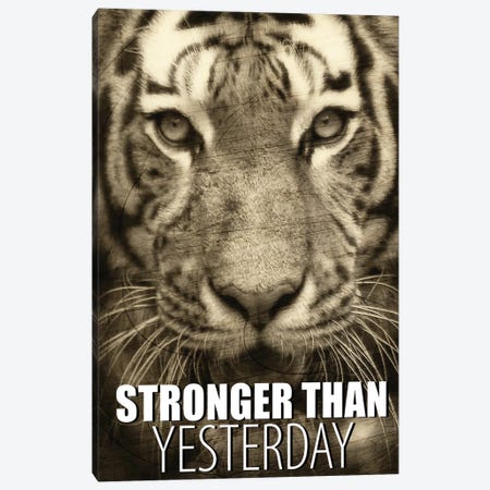 Stronger Than Yesterday Canvas Print #KAL1352} by Kimberly Allen Canvas Art