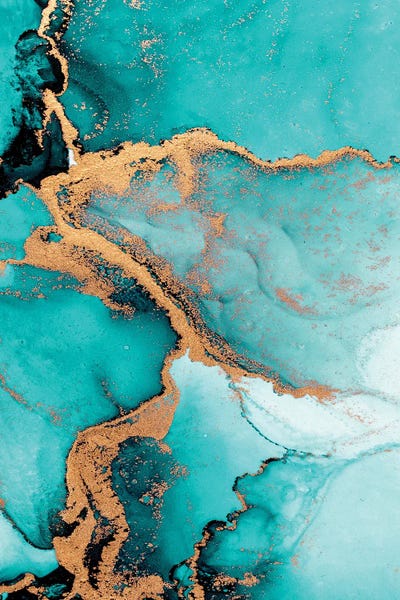 Teal Fashion I by Kimberly Allen canvas print