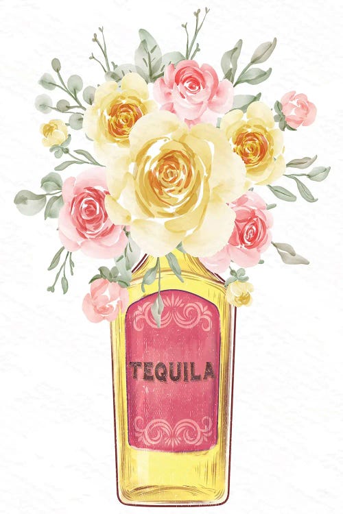 Tequila Floral by Kimberly Allen wall art