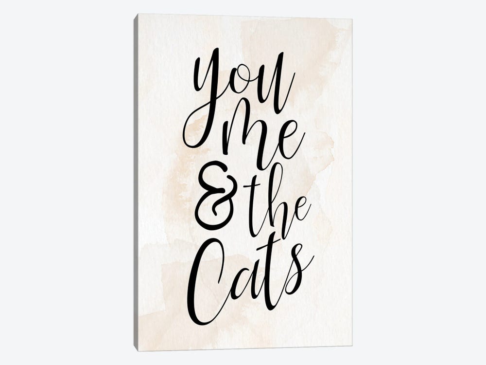You And Me And The Cats by Kimberly Allen 1-piece Art Print