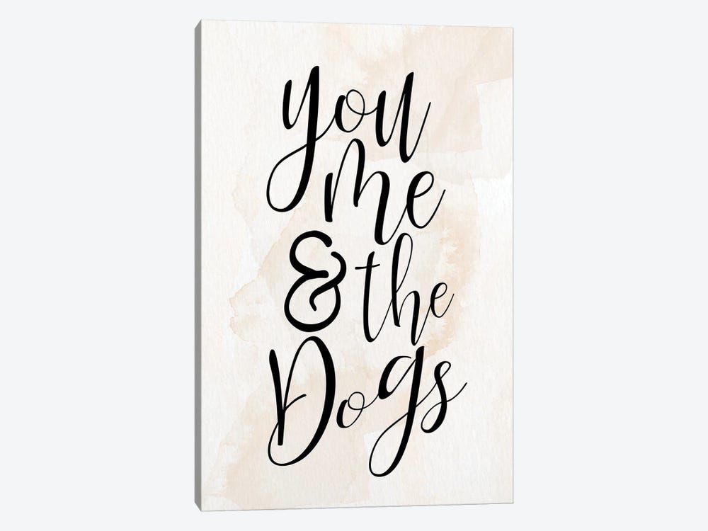 You And Me And The Dogs by Kimberly Allen 1-piece Canvas Art