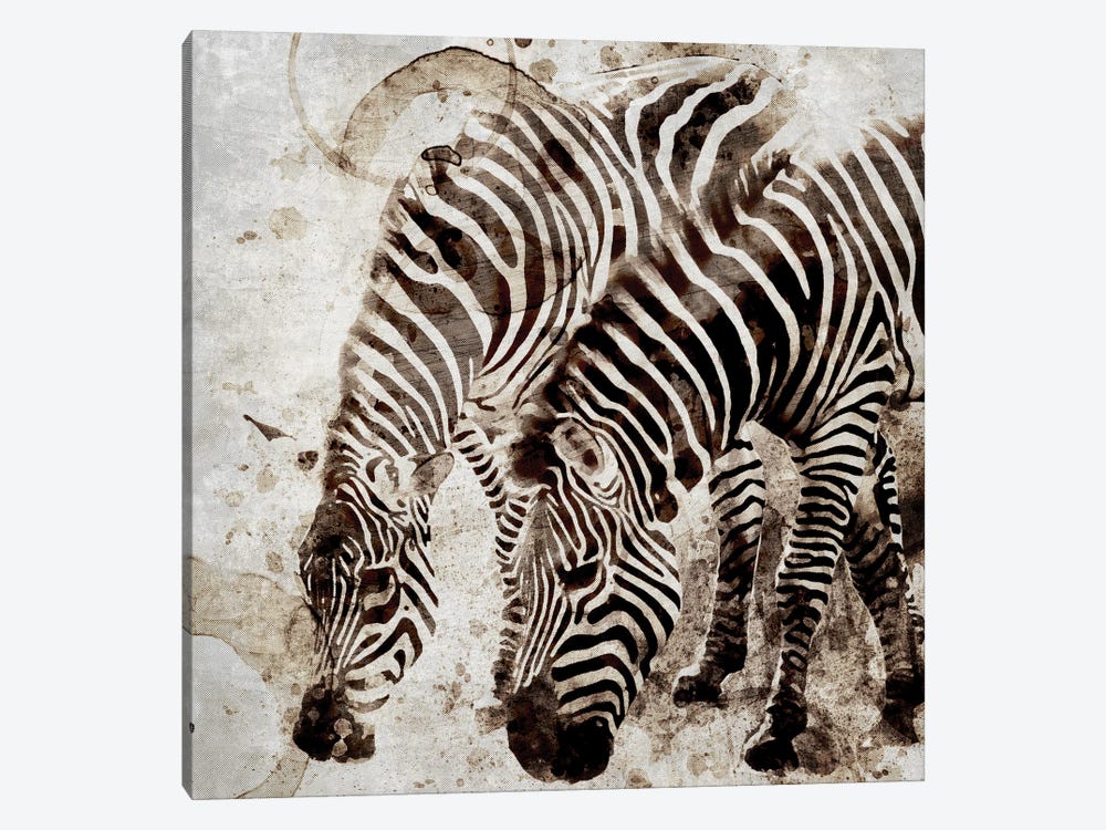 Zebras by Kimberly Allen 1-piece Art Print