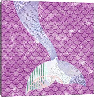 As Big As The Ocean II Canvas Art Print - Mermaid Art