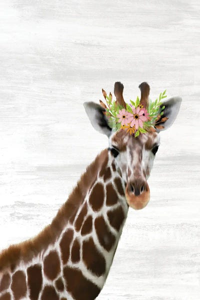 Baby Giraffe by Kimberly Allen framed wall art