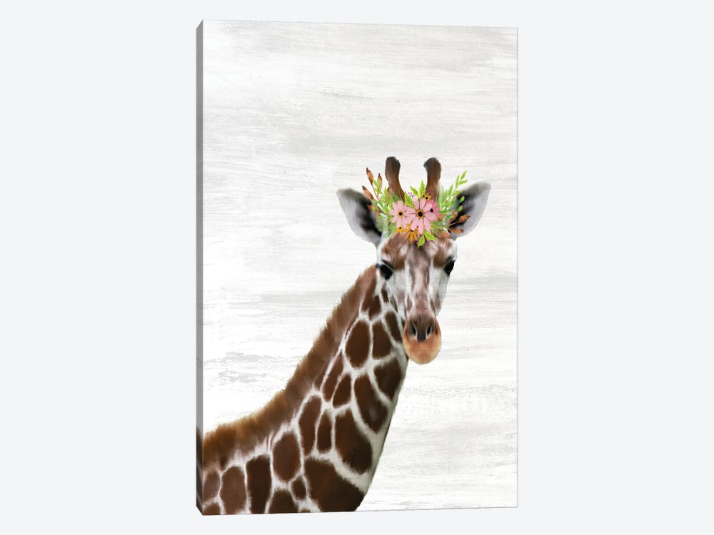 Baby Giraffe by Kimberly Allen 1-piece Canvas Art Print