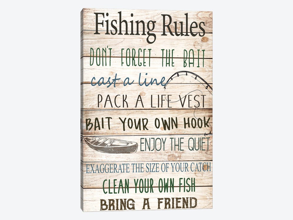 Bait Your Own Hook by Kimberly Allen 1-piece Canvas Print