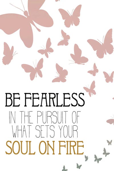Be Fearless by Kimberly Allen framed wall art