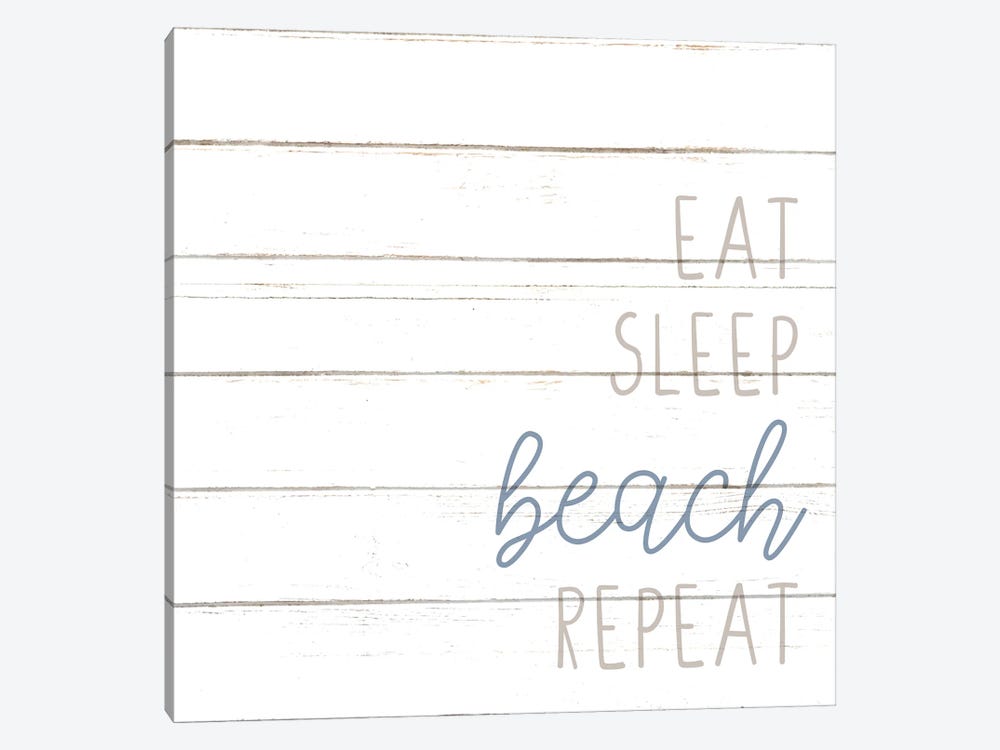 Beach Repeat by Kimberly Allen 1-piece Canvas Print