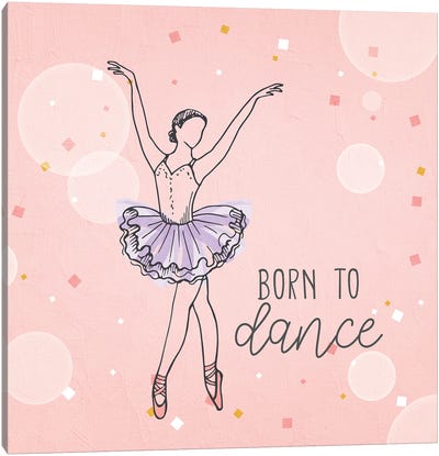 Born To Dance I Canvas Art Print - Kimberly Allen