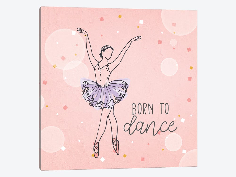 Born To Dance I by Kimberly Allen 1-piece Canvas Wall Art