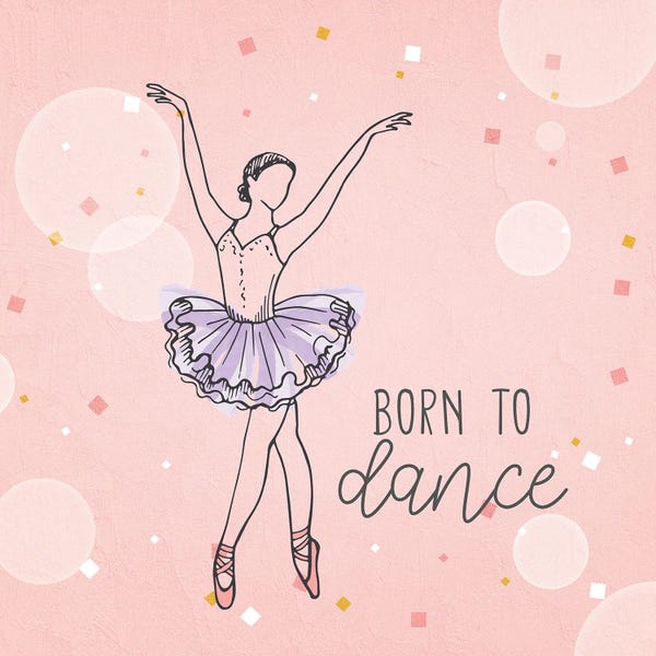 Ballet: Born To Dance I by Kimberly Allen