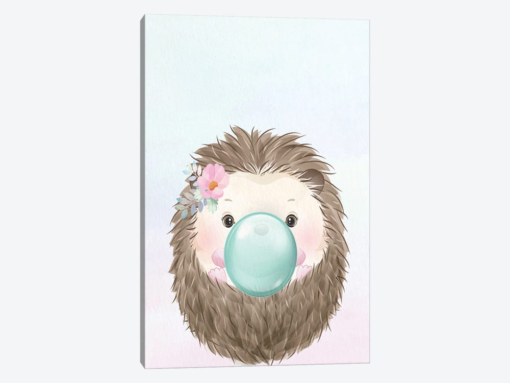 Bubblegum Hedgehog II by Kimberly Allen 1-piece Canvas Art