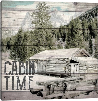 Cabin Time Canvas Art Print - Cabins