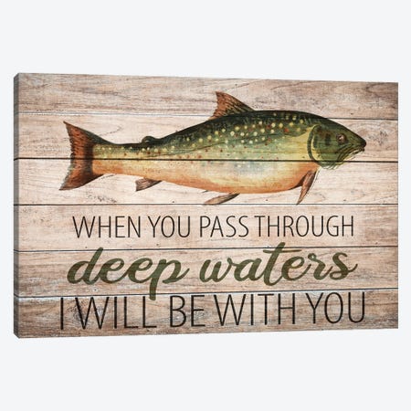 Deep Waters I Canvas Print #KAL1428} by Kimberly Allen Canvas Art
