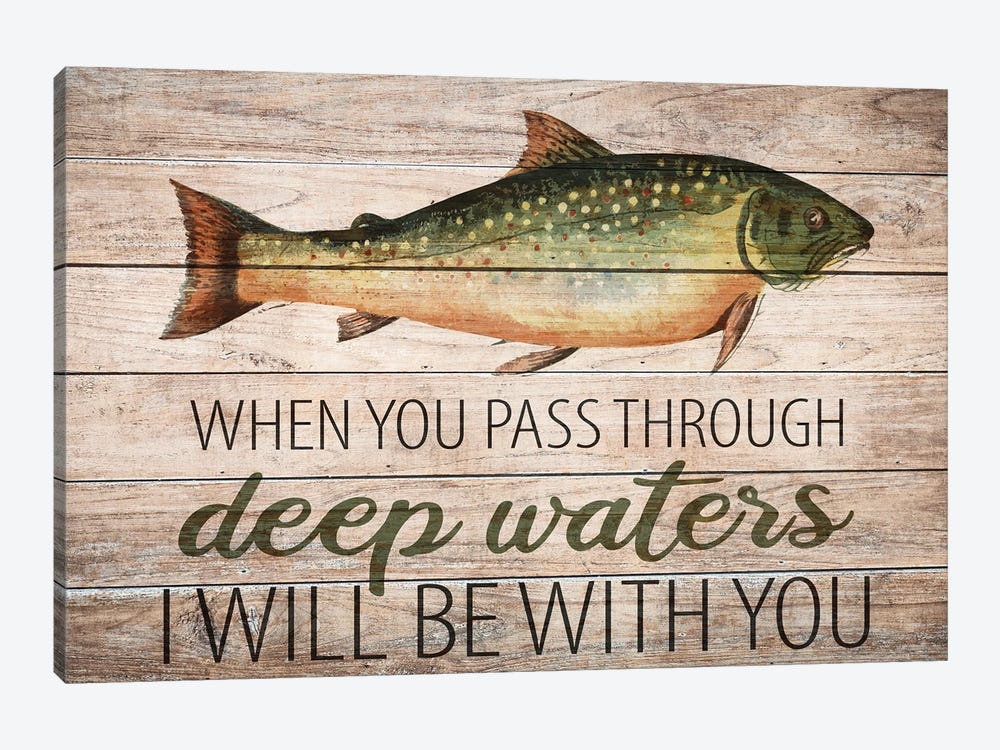 Deep Waters I by Kimberly Allen 1-piece Canvas Wall Art