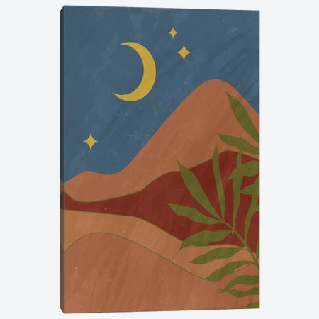 Desert Moon Canvas Print #KAL1430} by Kimberly Allen Canvas Print