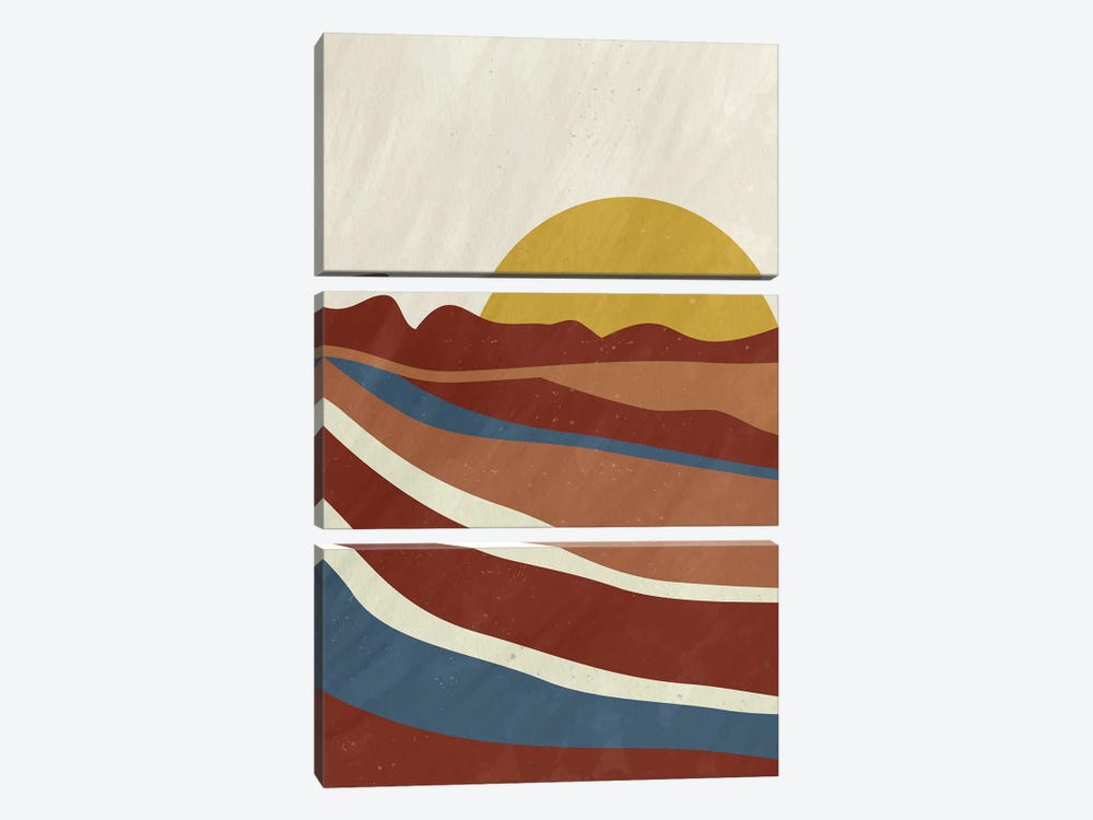 Desert Sun II by Kimberly Allen 3-piece Art Print