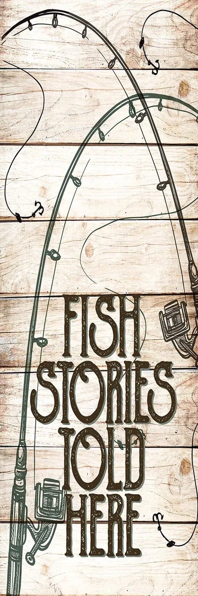 Fishing Panel I by Kimberly Allen canvas print