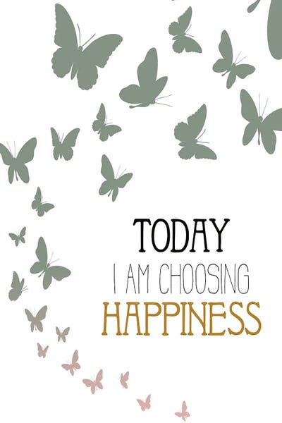 Happiness by Kimberly Allen framed wall art