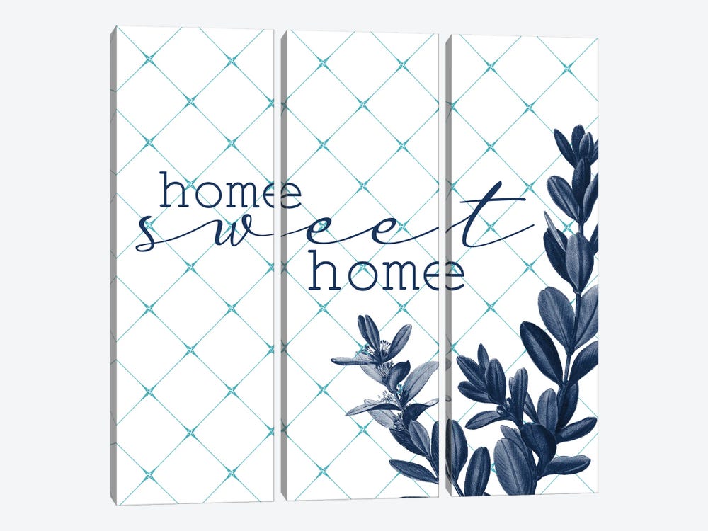 Happy Home II by Kimberly Allen 3-piece Canvas Artwork