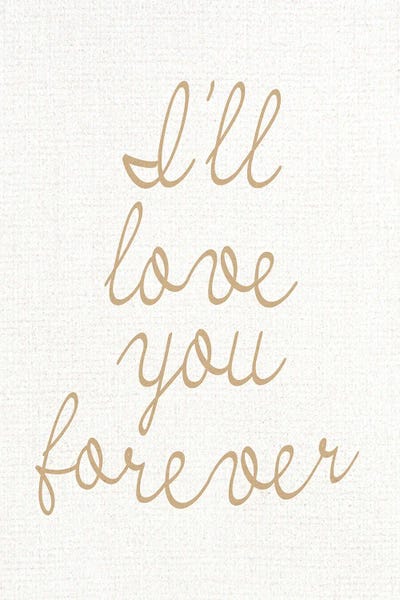Ill Love You Forever II by Kimberly Allen framed wall art