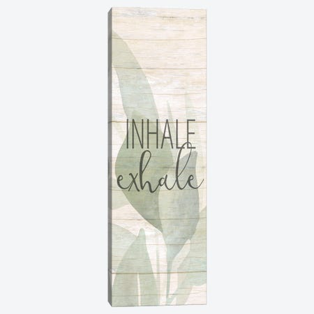 Inhale Exhale Panel Canvas Print #KAL1466} by Kimberly Allen Art Print