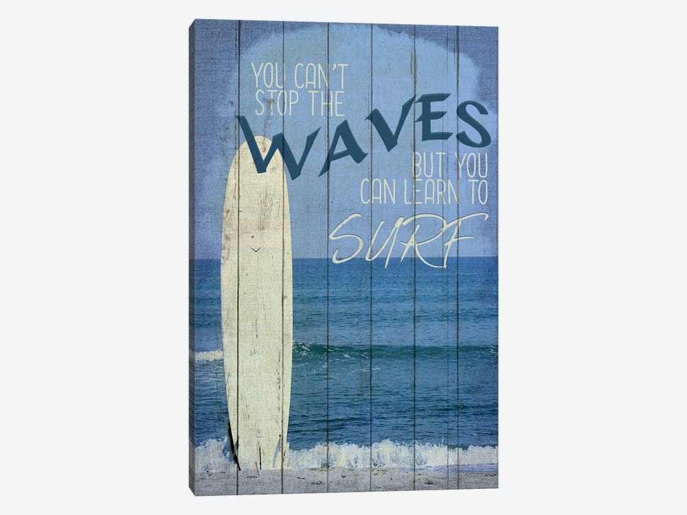Learn To Surf by Kimberly Allen 1-piece Canvas Print