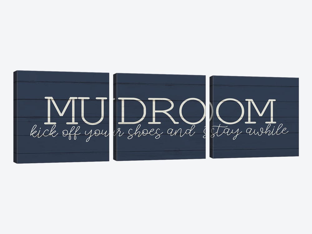 Mudroom by Kimberly Allen 3-piece Canvas Art Print
