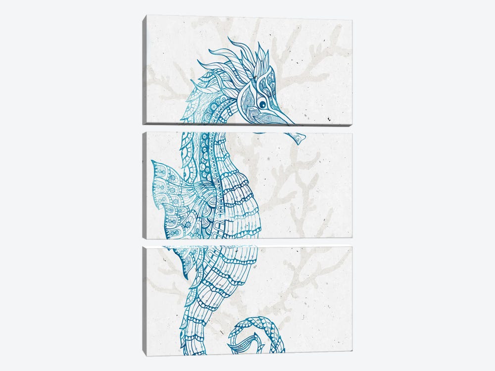 Sea Creature I by Kimberly Allen 3-piece Canvas Wall Art