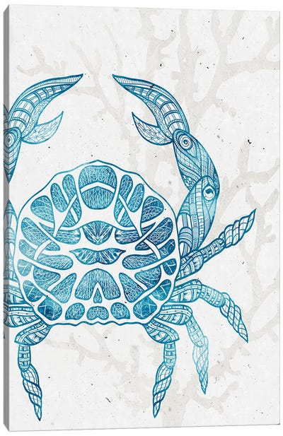 Sea Creature III Canvas Art Print - Crab Art