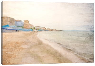 Sea Village Canvas Art Print