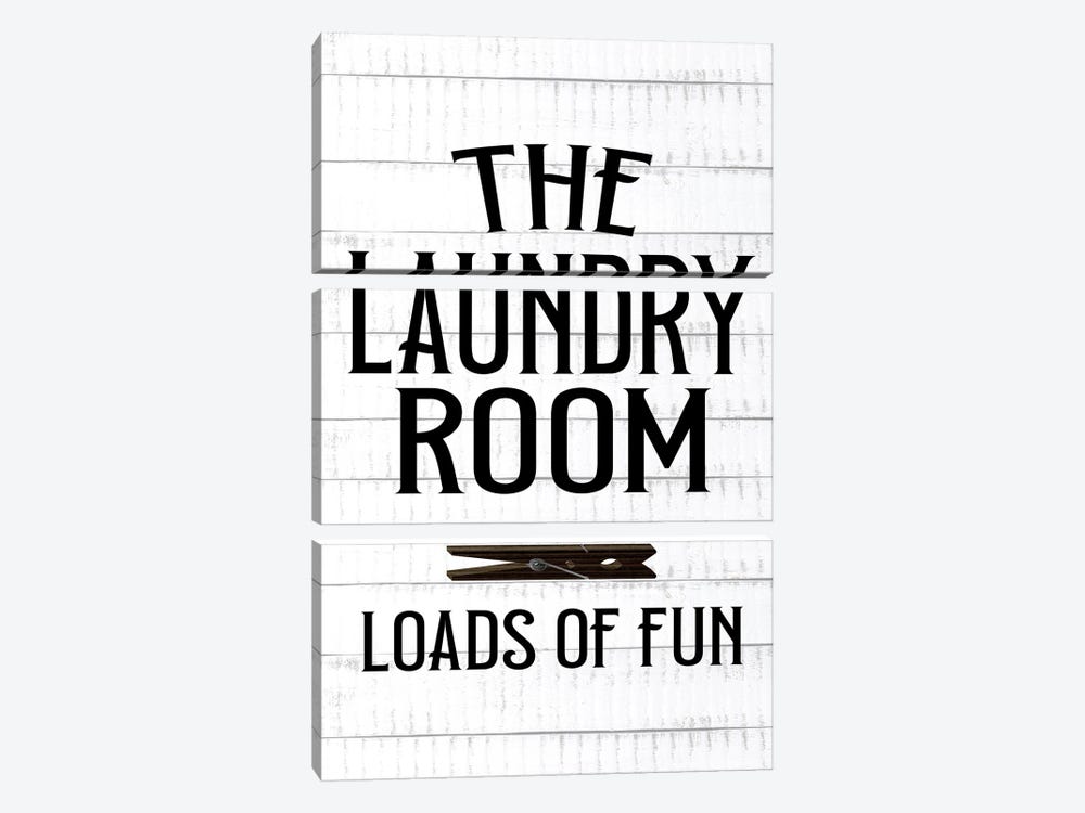 The Laundry Room by Kimberly Allen 3-piece Canvas Print