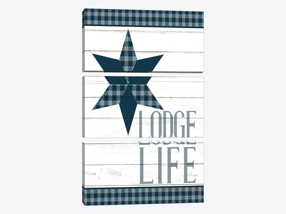 To The Lodge VI by Kimberly Allen 3-piece Canvas Wall Art