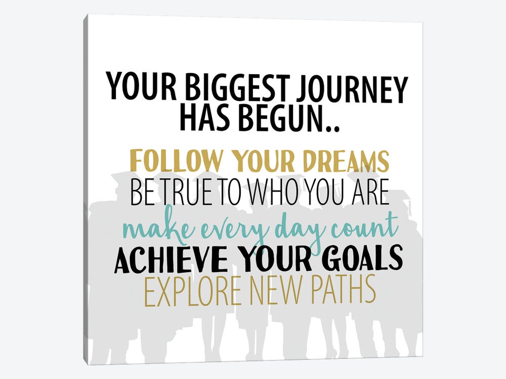 Your Biggest Journey by Kimberly Allen 1-piece Canvas Wall Art