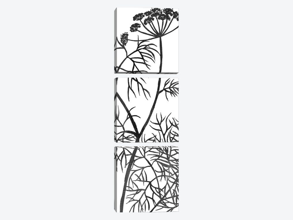 Botanical Panel III by Kimberly Allen 3-piece Canvas Wall Art