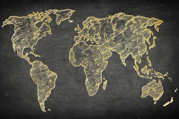 Globes: The World by Kimberly Allen