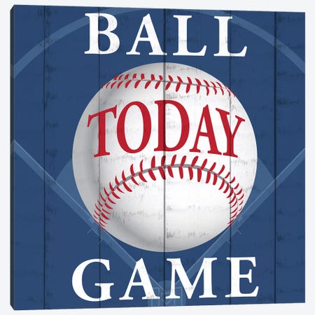 Ball Game Today Canvas Print #KAL1576} by Kimberly Allen Canvas Print