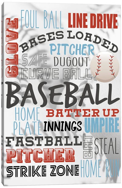 Batter Up Canvas Art Print - Baseball Art