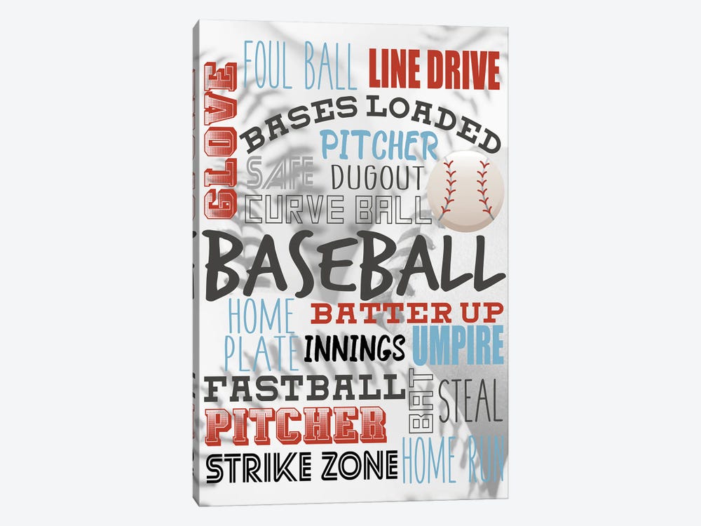 Batter Up by Kimberly Allen 1-piece Canvas Print