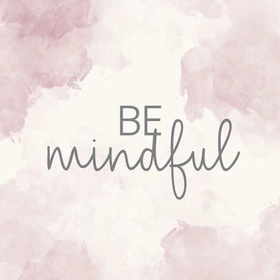 Be Mindful by Kimberly Allen framed wall art