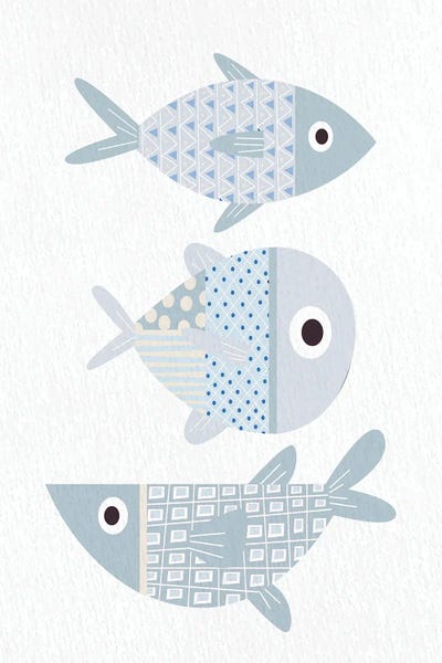 Fish I by Kimberly Allen framed wall art