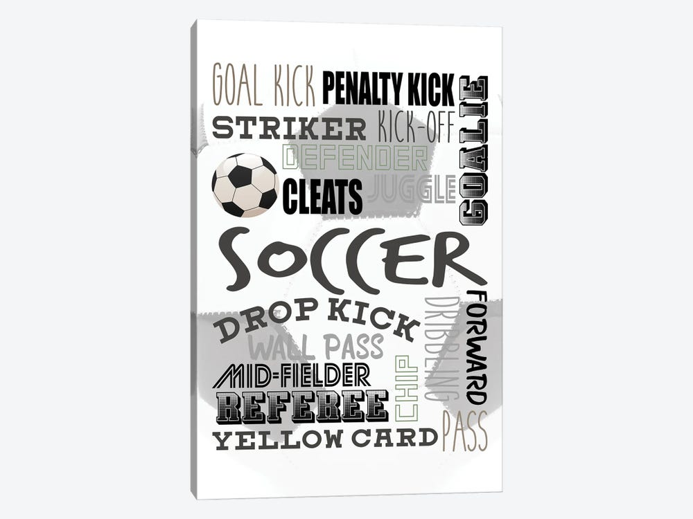 Goal Kick by Kimberly Allen 1-piece Canvas Artwork