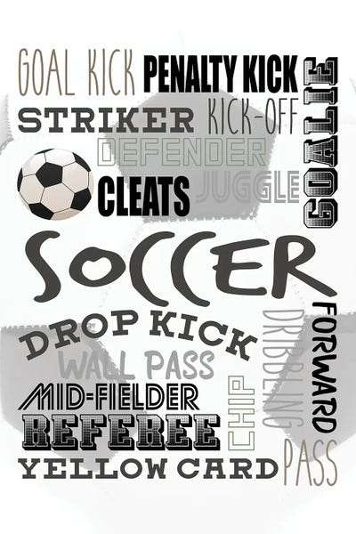 Kids Sports Art: Goal Kick by Kimberly Allen