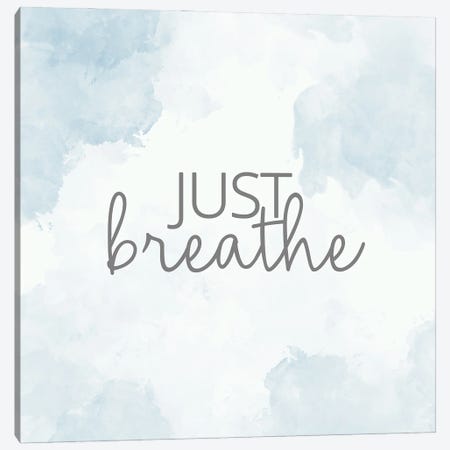 Just Breathe Canvas Print #KAL1595} by Kimberly Allen Canvas Print