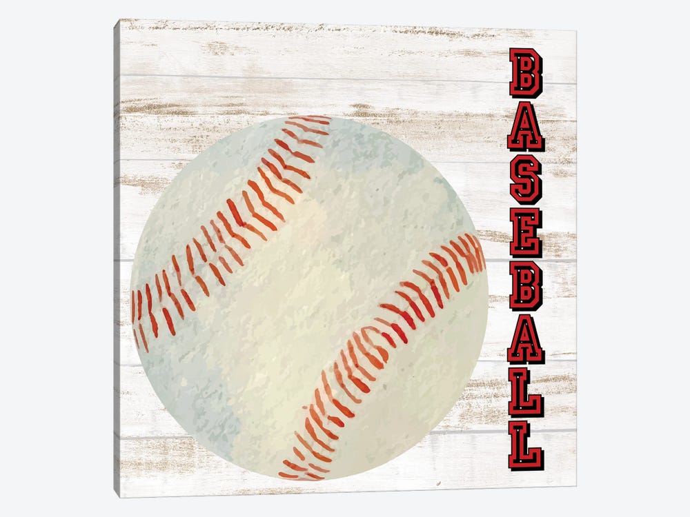Play Baseball by Kimberly Allen 1-piece Art Print