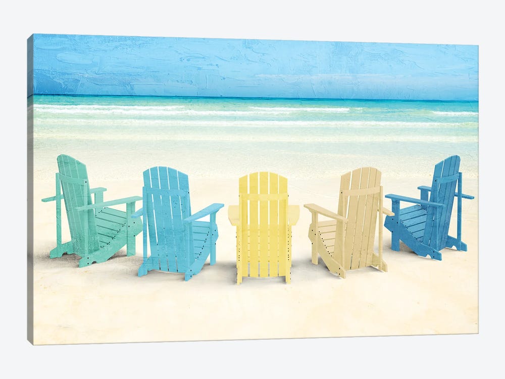 Sea View by Kimberly Allen 1-piece Canvas Wall Art