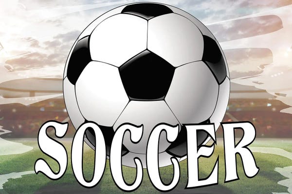 Kids Sports Art: Soccer Field by Kimberly Allen