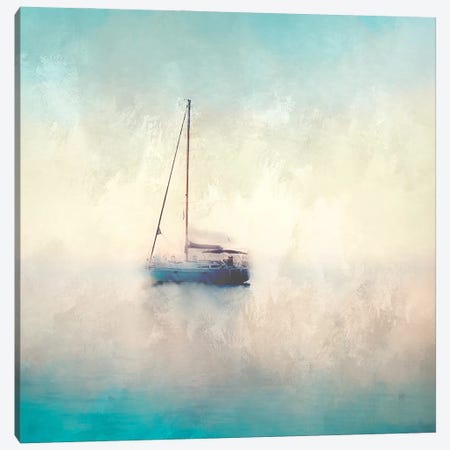 Sunset Sail Canvas Print #KAL1617} by Kimberly Allen Canvas Artwork