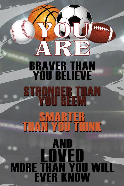 You Are Sports by Kimberly Allen wall art