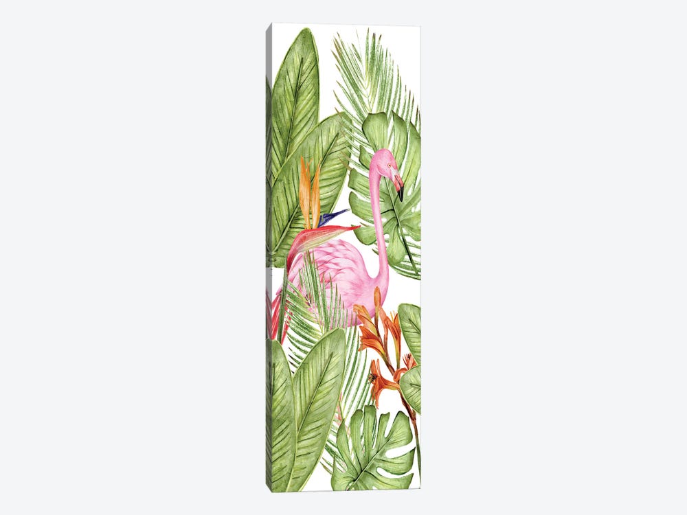 Flamingo Panel I by Kimberly Allen 1-piece Canvas Art Print